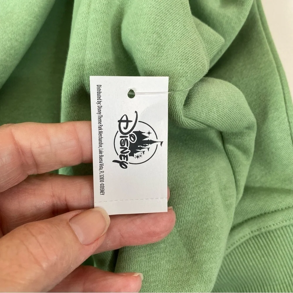 NWT Disney Parks Walt Disney World Logo and Castle Unisex Hoodie Green XXL - Picture 10 of 11